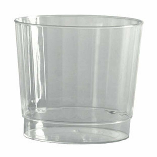 Friends Are Forever Crystal Cut 9 Oz. Plastic Squat Glass, 120PK FR3577950